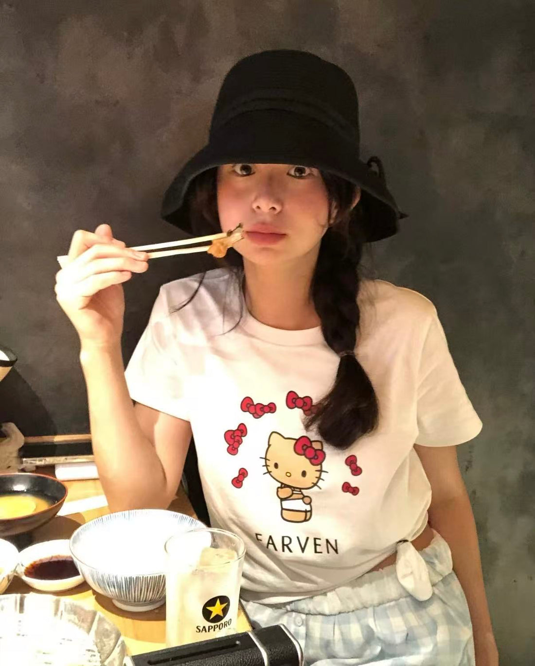 Cute Graphic T-Shirt for Women – Kawaii Cartoon Print Casual Tee