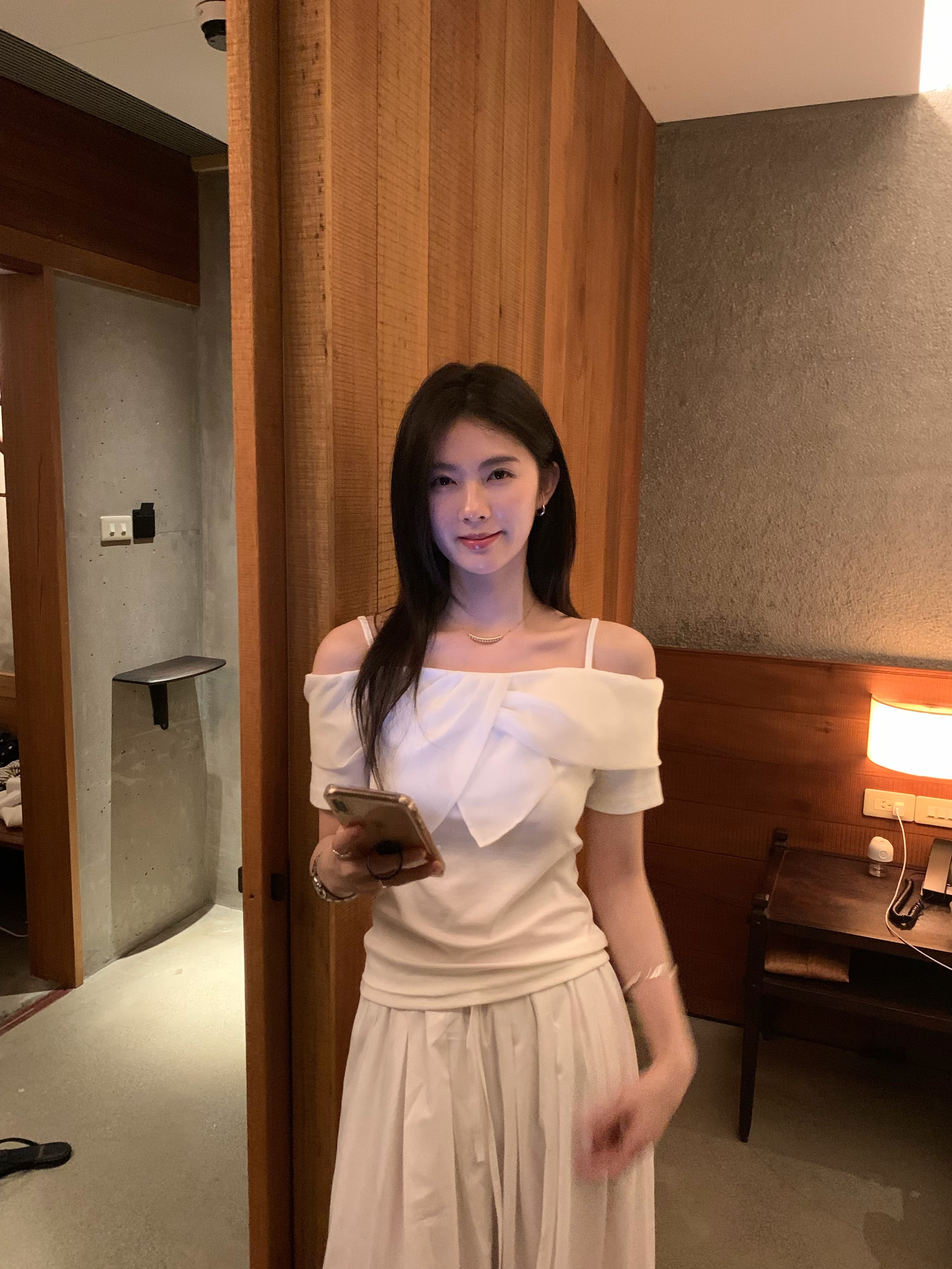 Off Shoulder Ruffle Top for Women | Sweet Korean Style Slim Fit Blouse