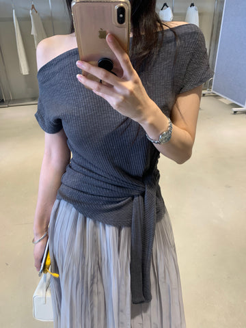 Pleated Midi Skirt for Women – Flowy Sheer Layer Elegant Skirt